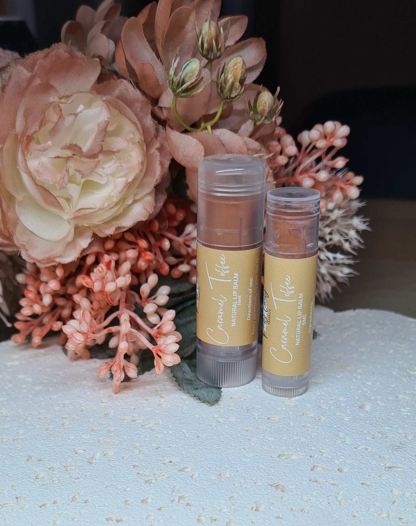 Vegan Lip Balm - Caramel Toffee