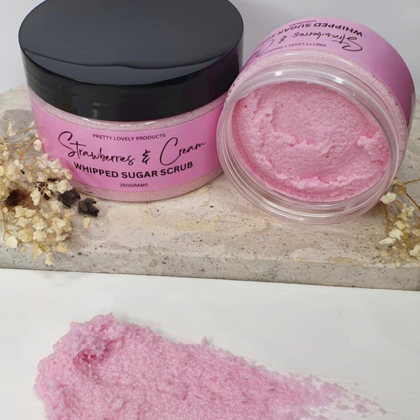 Whipped Sugar Scrub - Strawberries & Cream