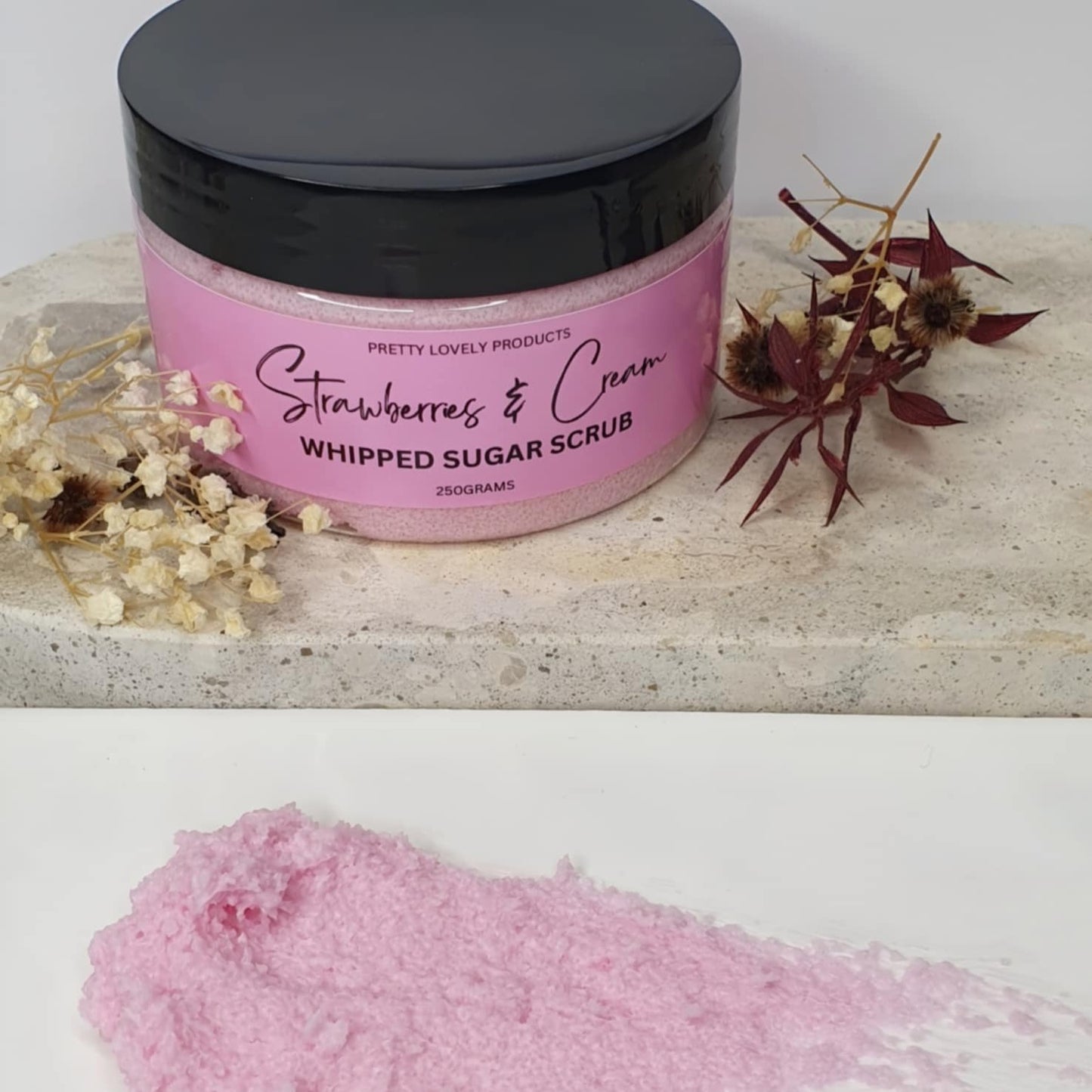 Whipped Sugar Scrub - Strawberries & Cream