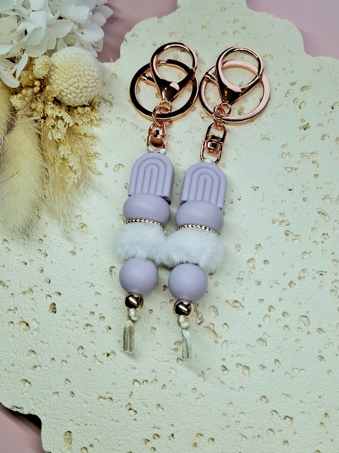 Lilac Arch Keychain
