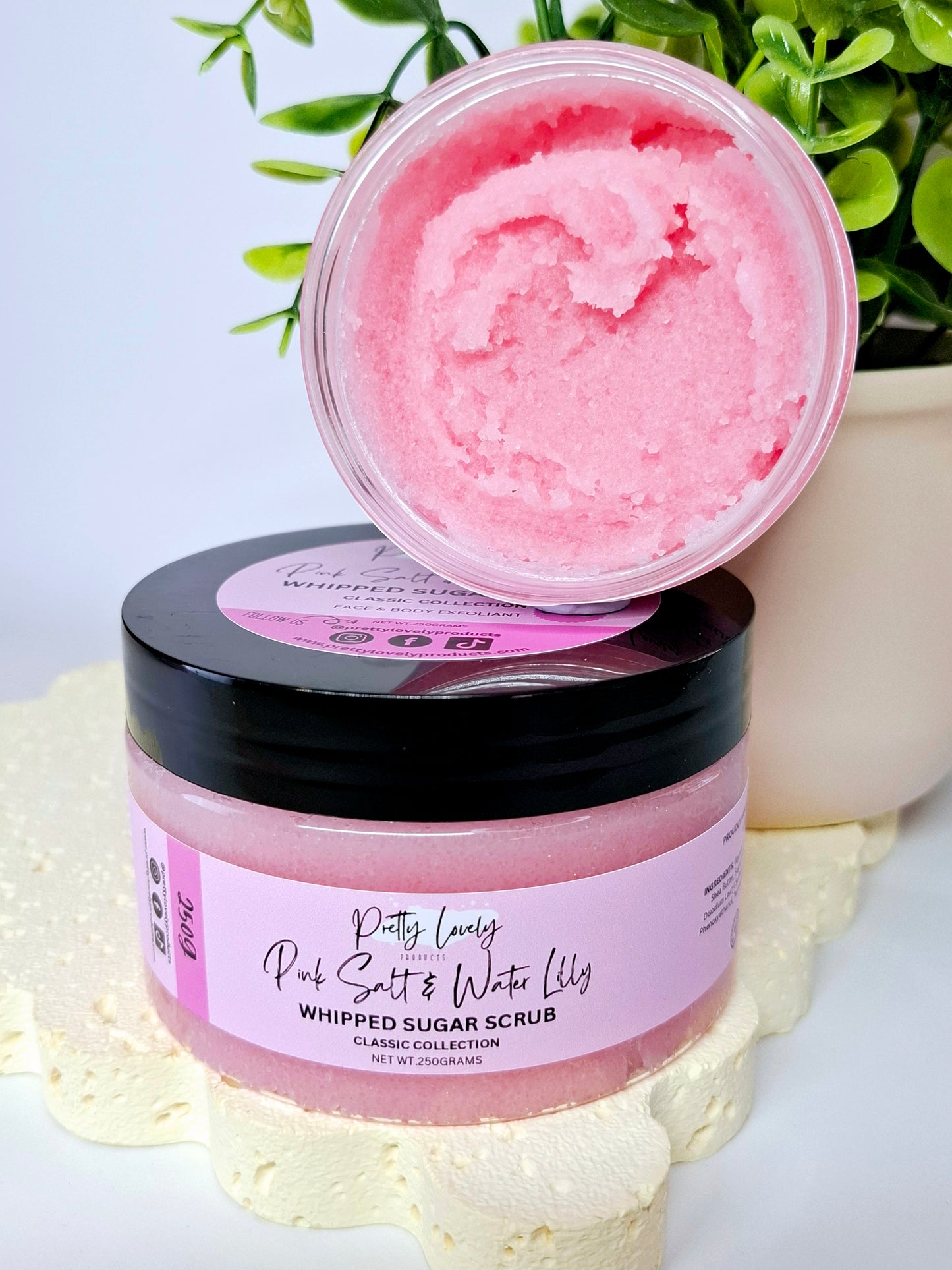 Pink Salt & Water Lilly - Whipped Sugar Scrub