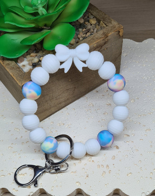 White & Blue Tie Dye
