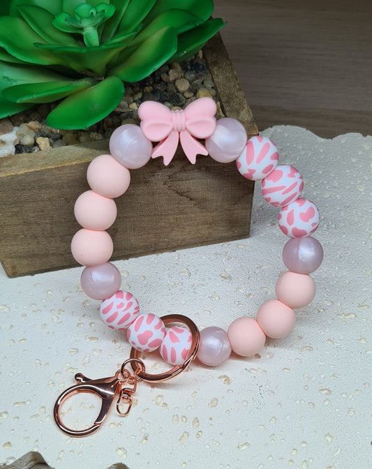 Pink Cow with Bow