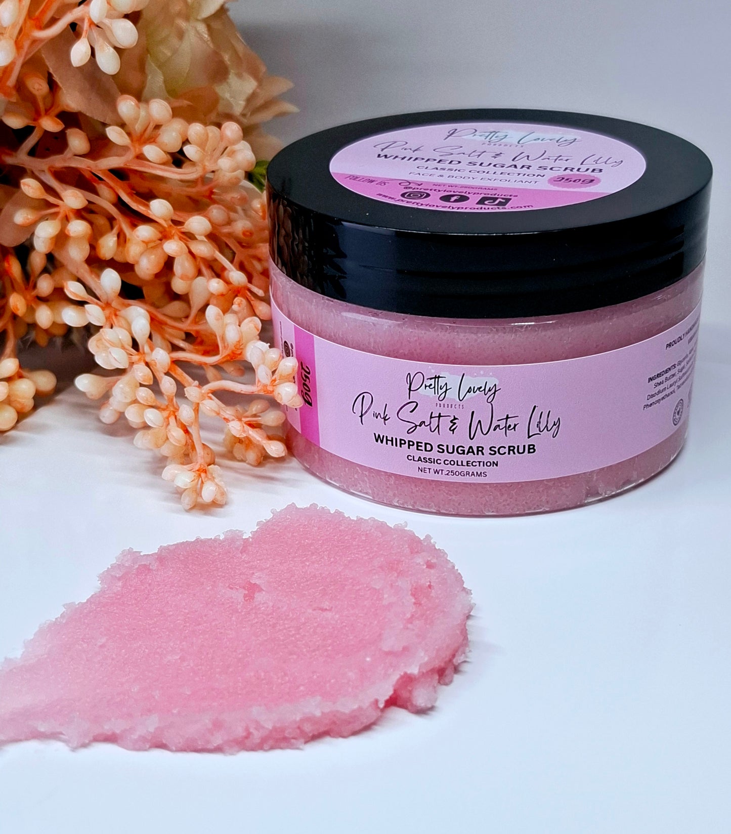 Pink Salt & Water Lilly - Whipped Sugar Scrub
